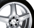 AMG light-alloy wheel, 20" Style III, titanium silver paint finish